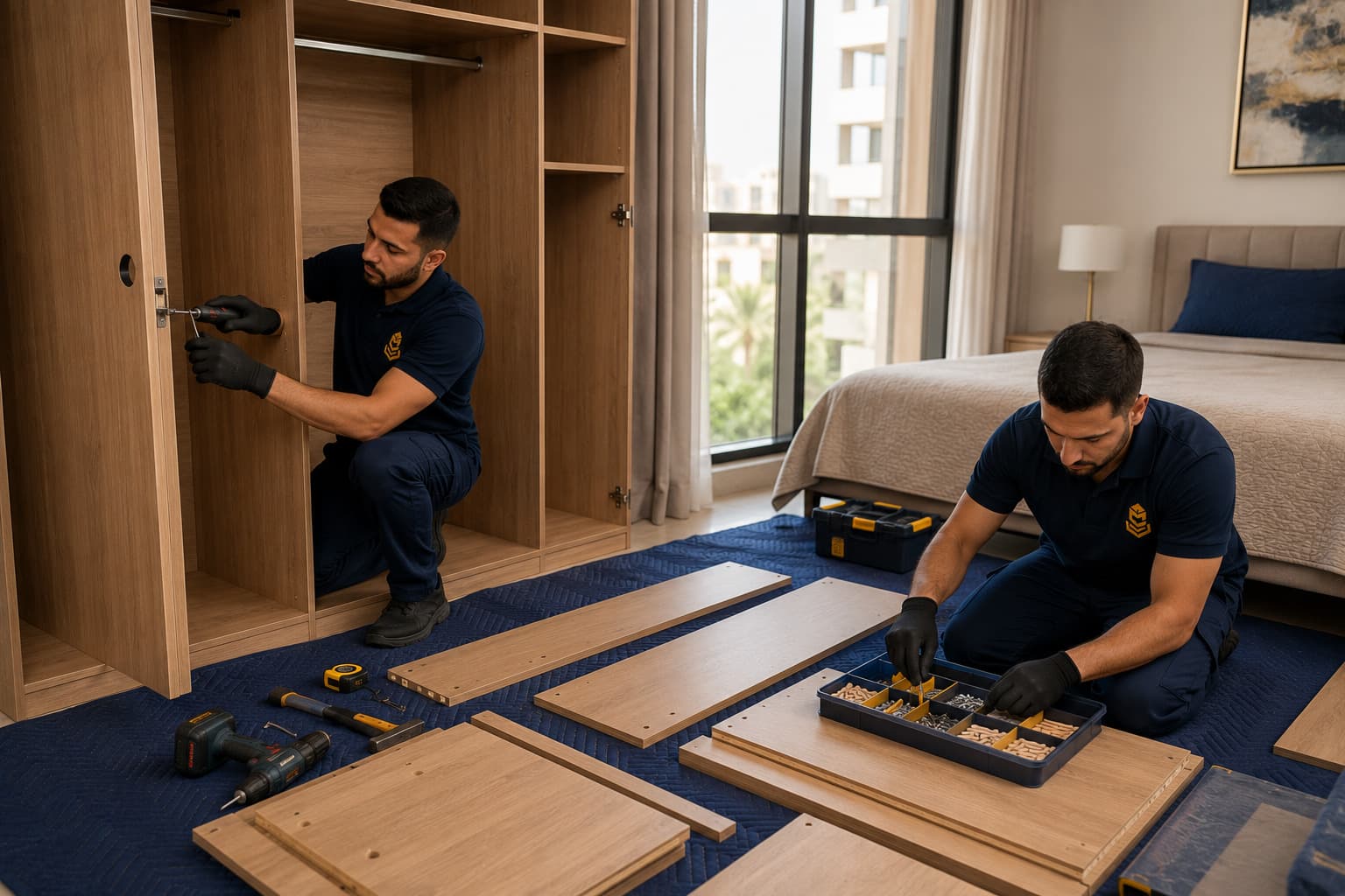 فك وتركيب قطعة أثاث